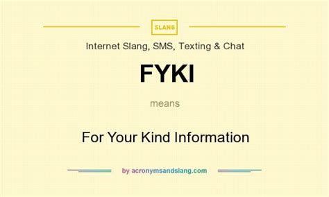 fyki meaning in chat